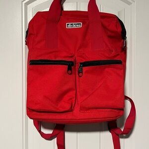 Dickies Bold Red Unisex Backpack